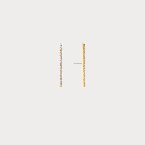 Pave 14k gold earrings Pave Gold Slim Stick BlackSugar-Best Online Jewelry  Shop Earrings, Necklaces West Los Angeles  Pave 14k gold earrings Pave Gold Slim Stick BlackSugar-Best Online Jewelry  Shop Earrings, Necklaces West Los Angeles