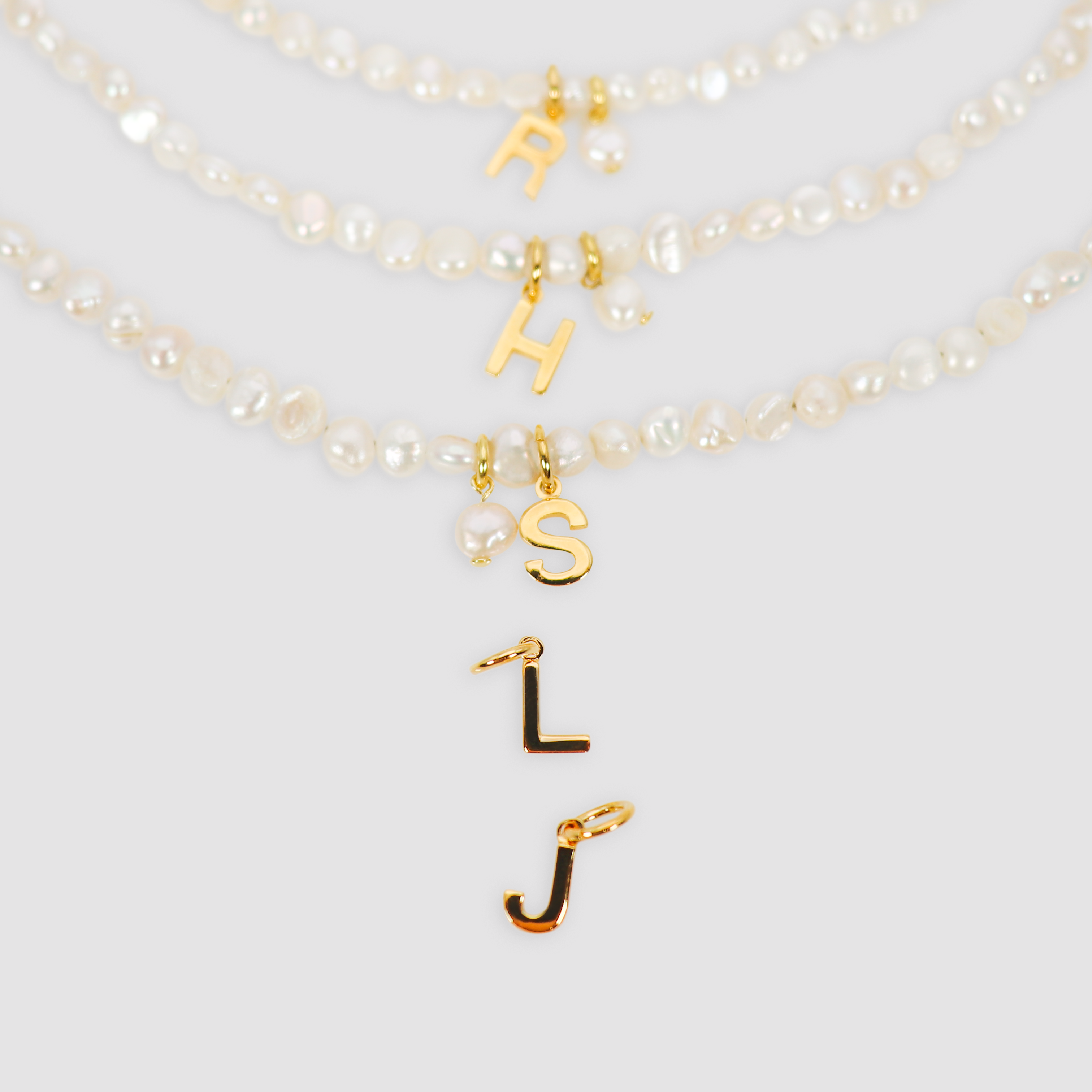 Pearl Initial Necklace Silver BlackSugar-Fine Modern Chic Jewelry that Celebrities Wear Pearl Initial Necklace Silver BlackSugar-Fine Modern Chic Jewelry that Celebrities Wear