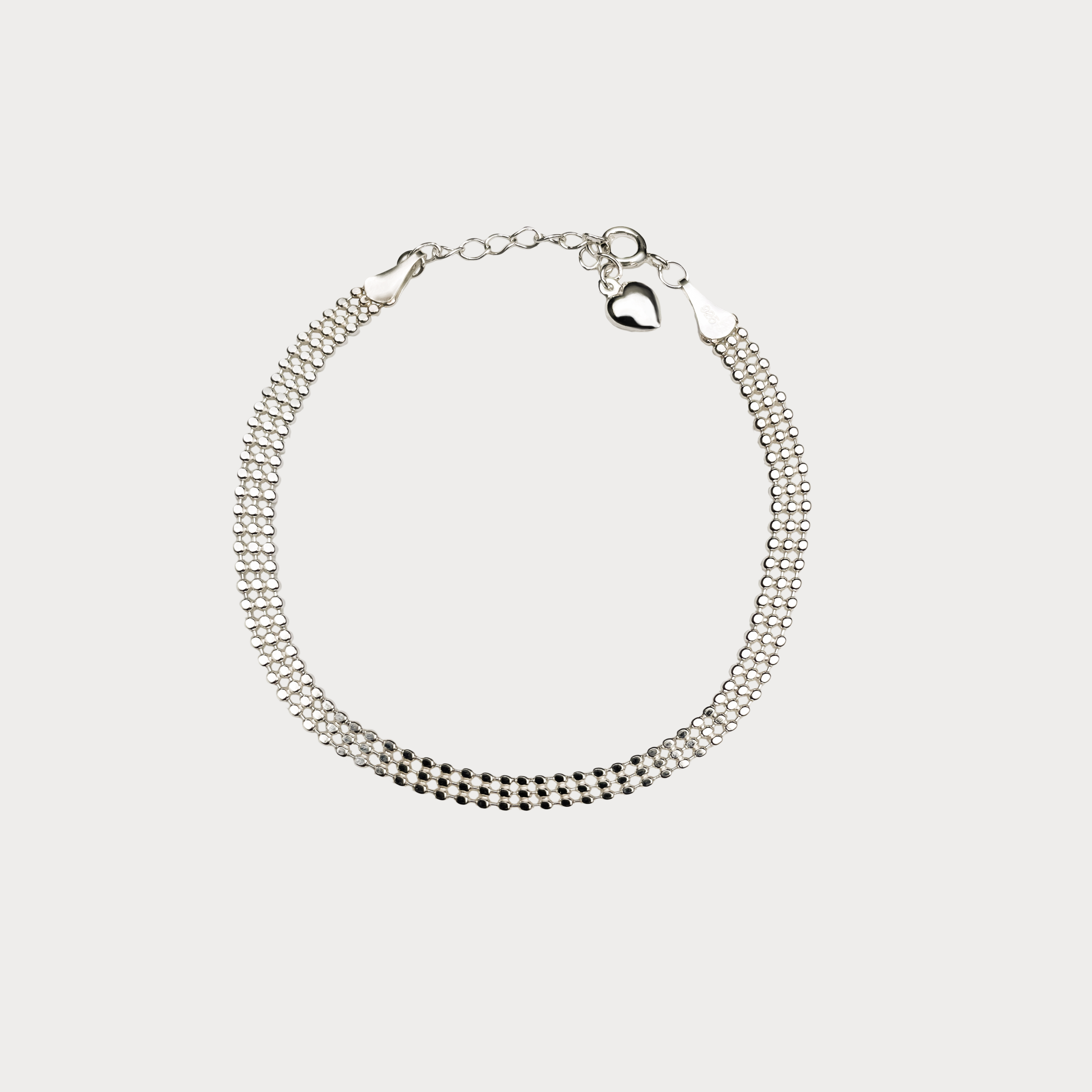 Sterling Silver Triple Ball Bracelet BlackSugar-Best Online Jewelry Earrings, Necklaces. Korean Fashion Jewelry.  Find Your Favorite Jewelry that Kpop Stars Wear