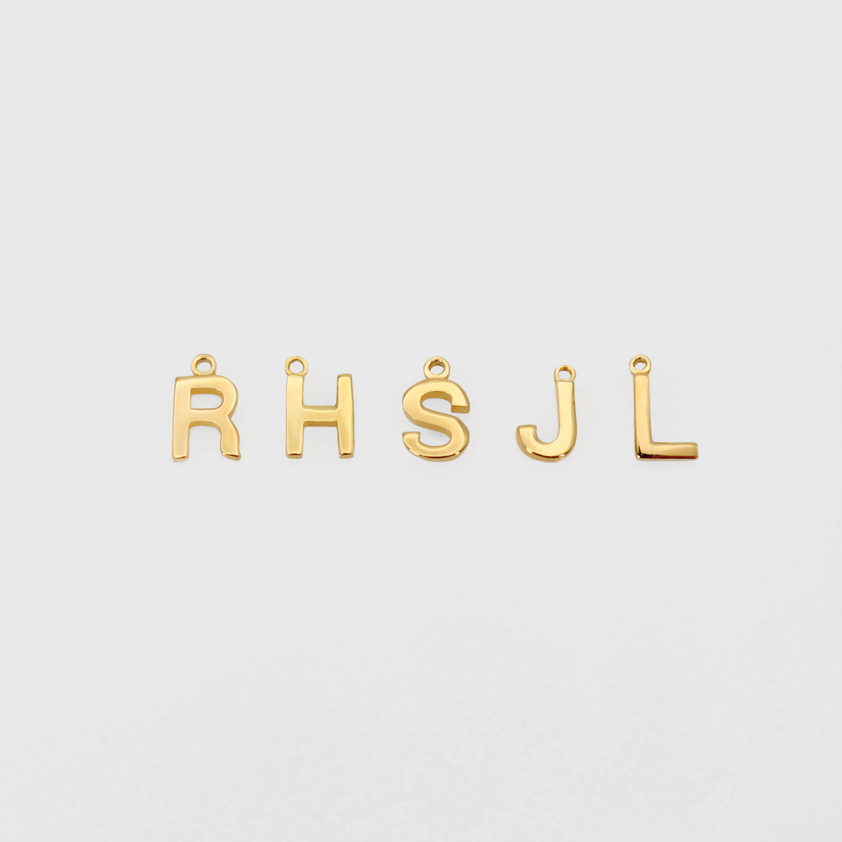 Alphabet letter pendant necklace Initial Pendants BlackSugar - Best Online Jewelry Shop West Los Angeles
