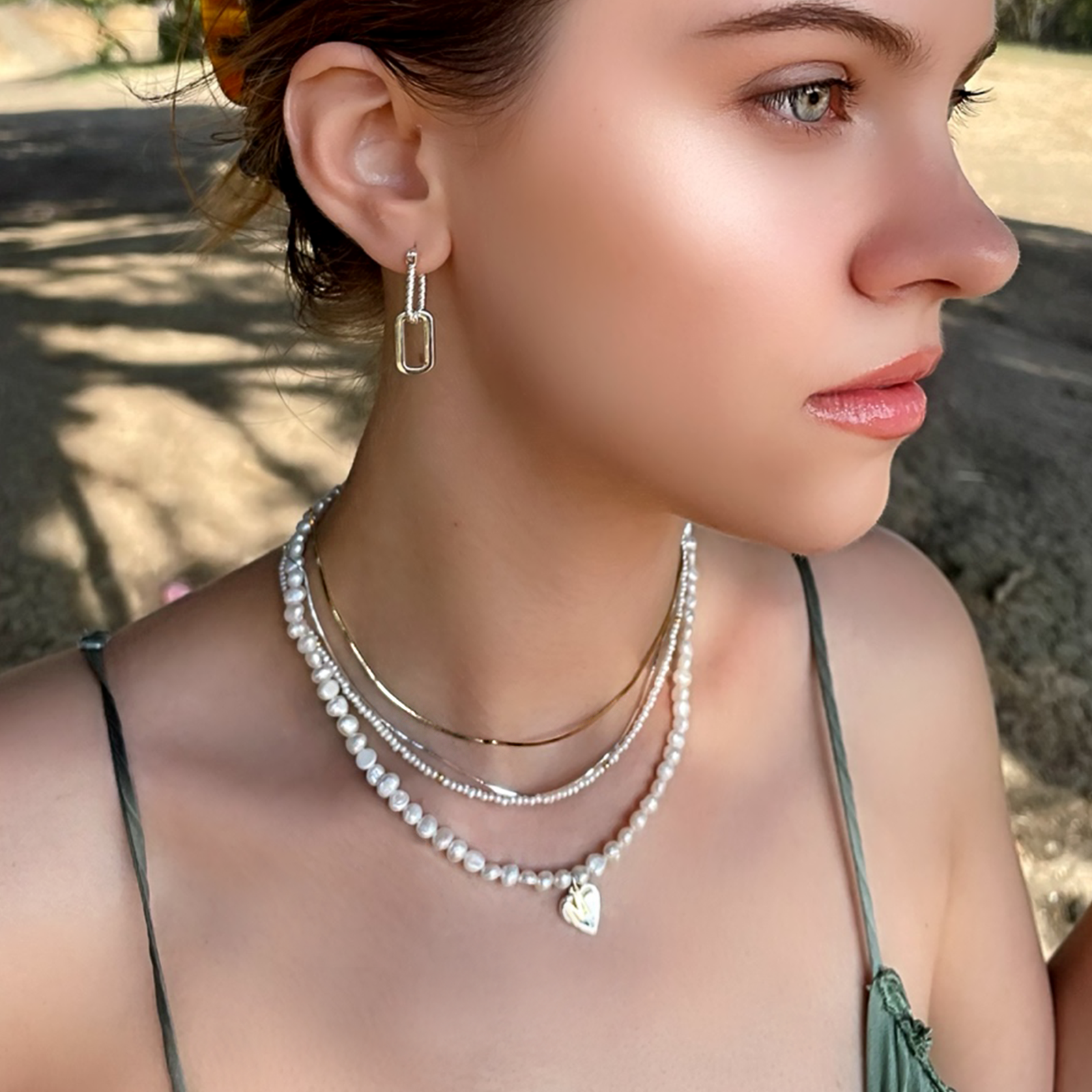 Python Silver Necklace