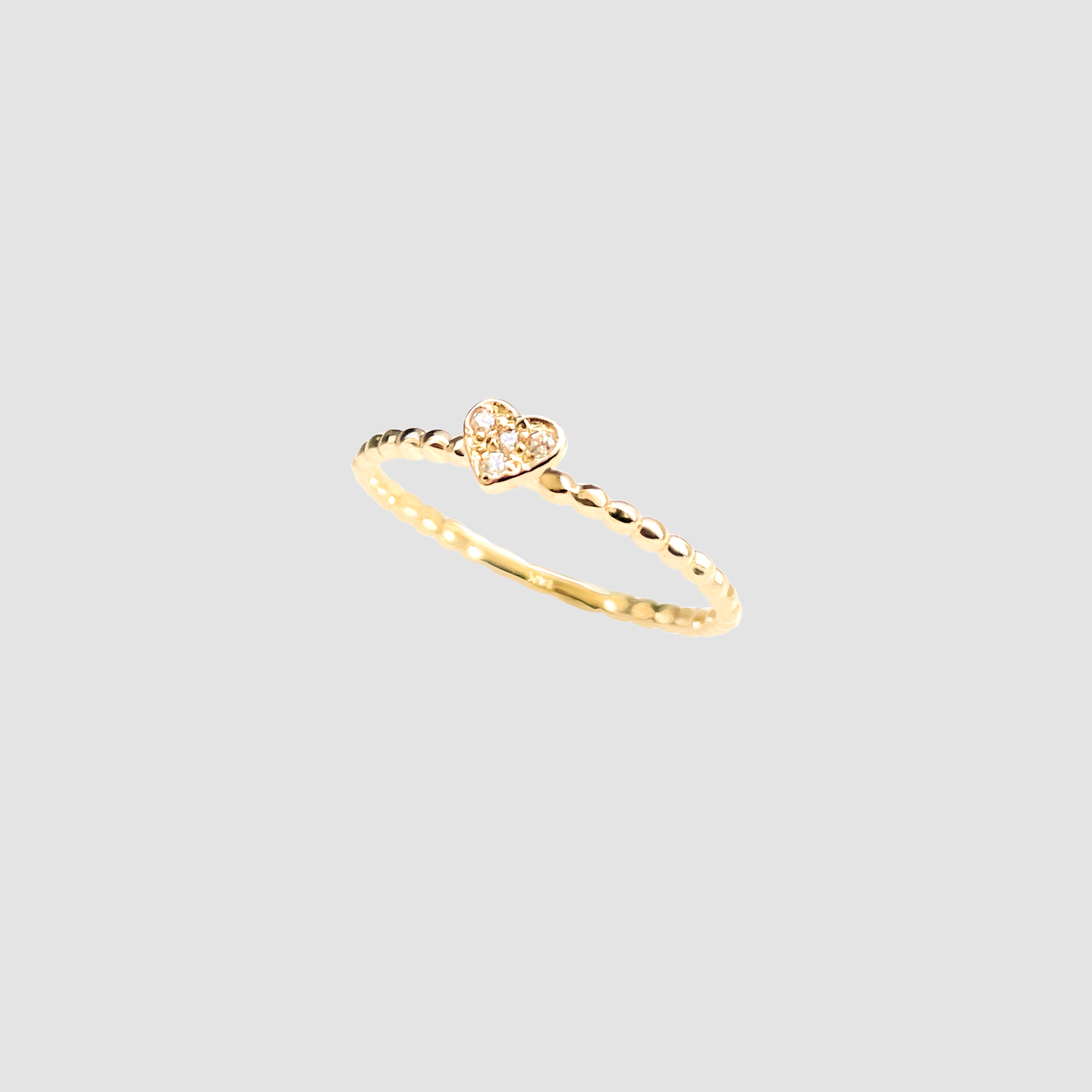 14K Gold Engagement Ring Heart BlackSugar-New luxury of online jewelry stores. Shop all fine jewelry