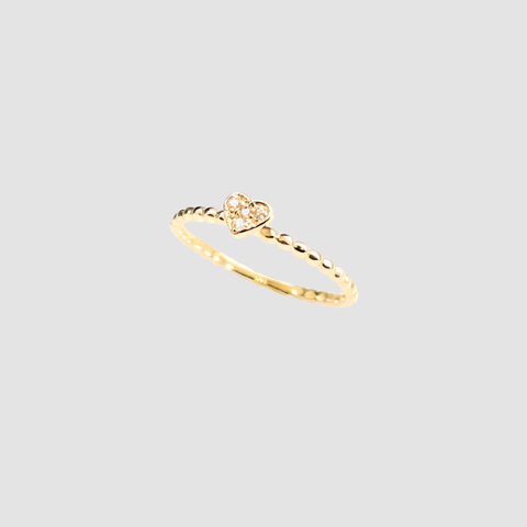 14K Gold Engagement Ring Heart BlackSugar-New luxury of online jewelry stores. Shop all fine jewelry