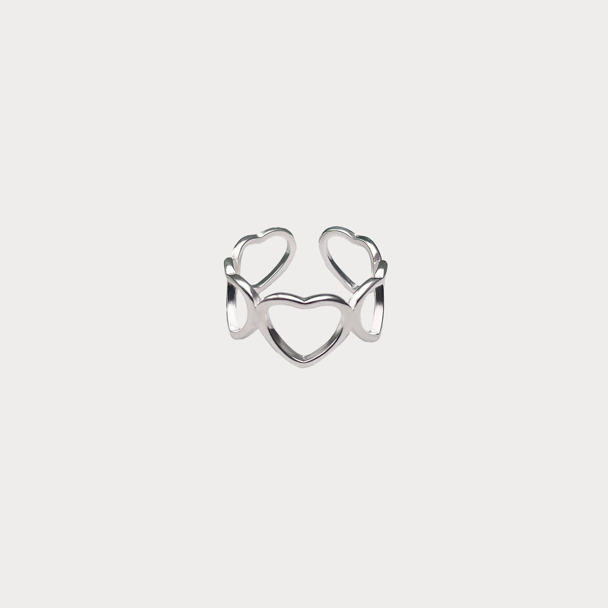925 Sterling Silver Heart Love Ring for Women Ring Gift for Women. Gift For Mom. Gift For Girlfriend
