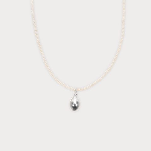 Fresh Water Pearl Waterdrop Necklace BlackSugar-Best Online Jewelry Shop Earrings, Necklaces, Rings, Located West Los Angeles